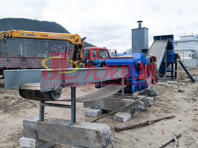 西藏鼓式削片機(jī)生產(chǎn)線(xiàn)現(xiàn)場(chǎng)